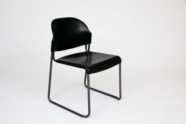 Buro Black Plastic Stacking