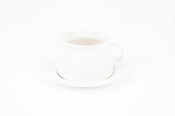 Crockery Gravy Boat with underplate